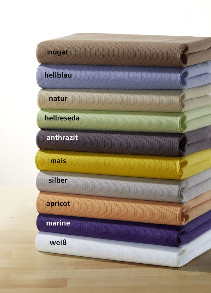 Spannbettt&uuml;cher mit Sanfor-Ausr&uuml;stung WEISS