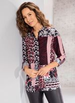 Bluse mit Inkjet-Druck 