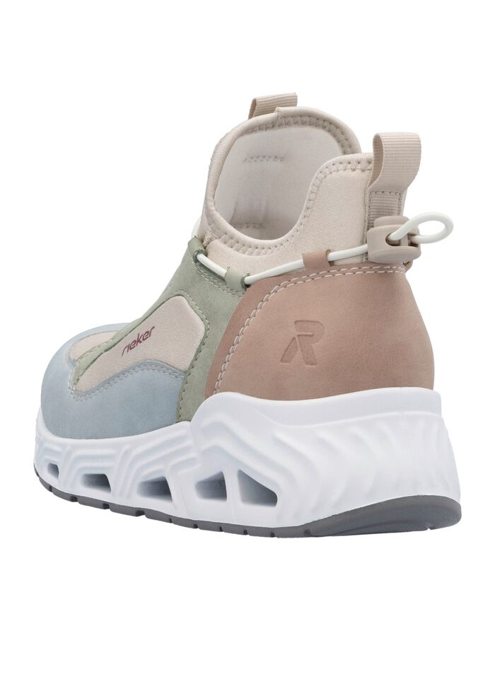 Rieker, stylische Damen-Boots, Weite G, mit herausnehmbarem Fu&szlig;bett MULTICOLOR