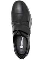 Leichte Herren-Slipper, mit herausnehmbarem Fußbett SCHWARZ