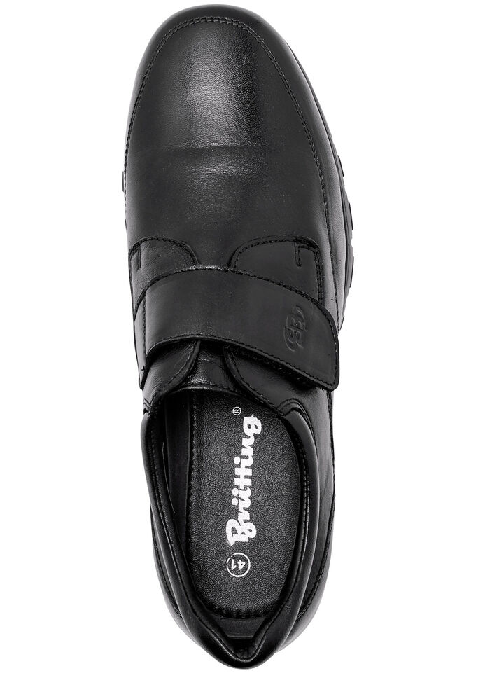 Leichte Herren-Slipper, mit herausnehmbarem Fußbett SCHWARZ