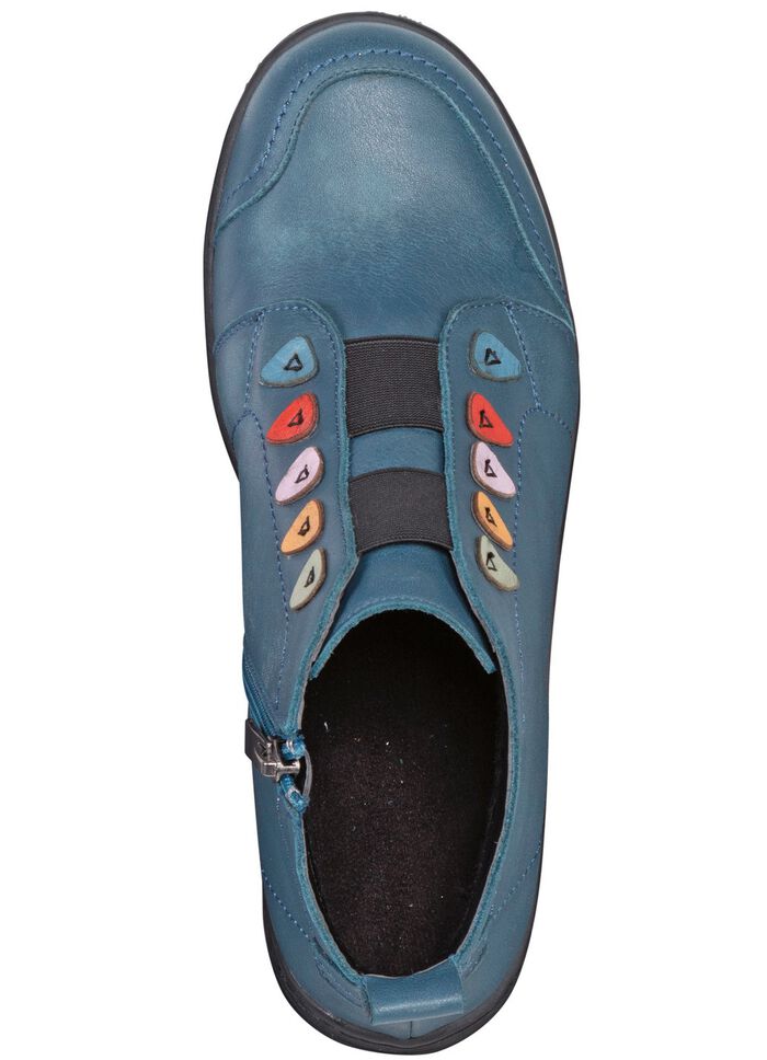 ELENA EDEN, gef&uuml;tterte Damen-Boots, Winterschuhe, Weite H, mit herausnehmbarem Fu&szlig;bett JEANS