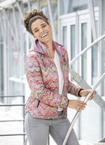 Funktions-Kurzjacke mit farbbrillantem Inkjet-Druck 