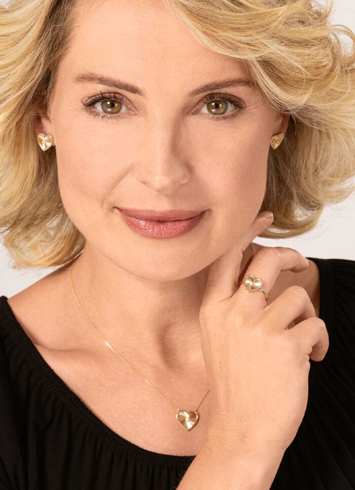 Diamantierte Halskette 