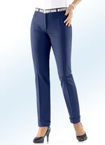 Hose mit trendigen Aufschlägen INDIGOBLAU