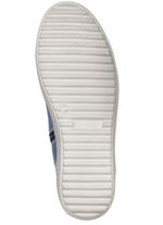 ELENA EDEN Schn&uuml;r-Bootie aus Nubukleder, mit Leder-Applikation JEANS