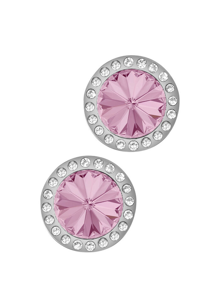 Ohrstecker mit Swarovski&reg;-Kristallen in Pink 