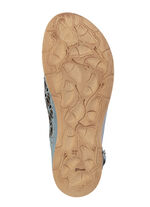 Gemini Sandale aus perforiertem, geprägtem Nappaleder JEANS