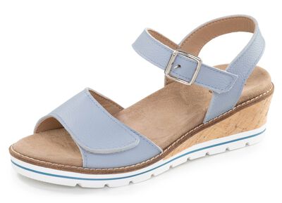 ELENA EDEN, bequeme Damen-Sandaletten, Weite H, mit herausnehmbarem Fu&szlig;bett 