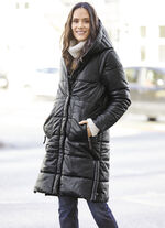 Leder-Steppmantel 2-in-1 von &bdquo;Jilani&ldquo; 