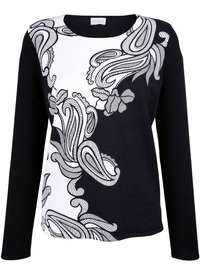 Pullover mit Paisleydessin 