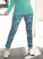 Hose mit farbbrillantem Inkjet-Druck GRÜN-BUNT