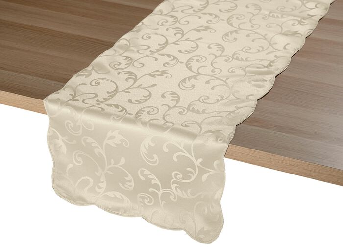 Pflegeleichte Tischdekoration f&uuml;r drinnen und drau&szlig;en CHAMPAGNER