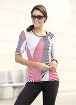 Shirt mit raffiniertem Halsausschnitt 