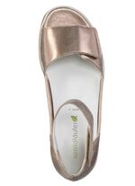 Waldl&auml;ufer Sandale mit herausnehmbarem Lederfu&szlig;bett 