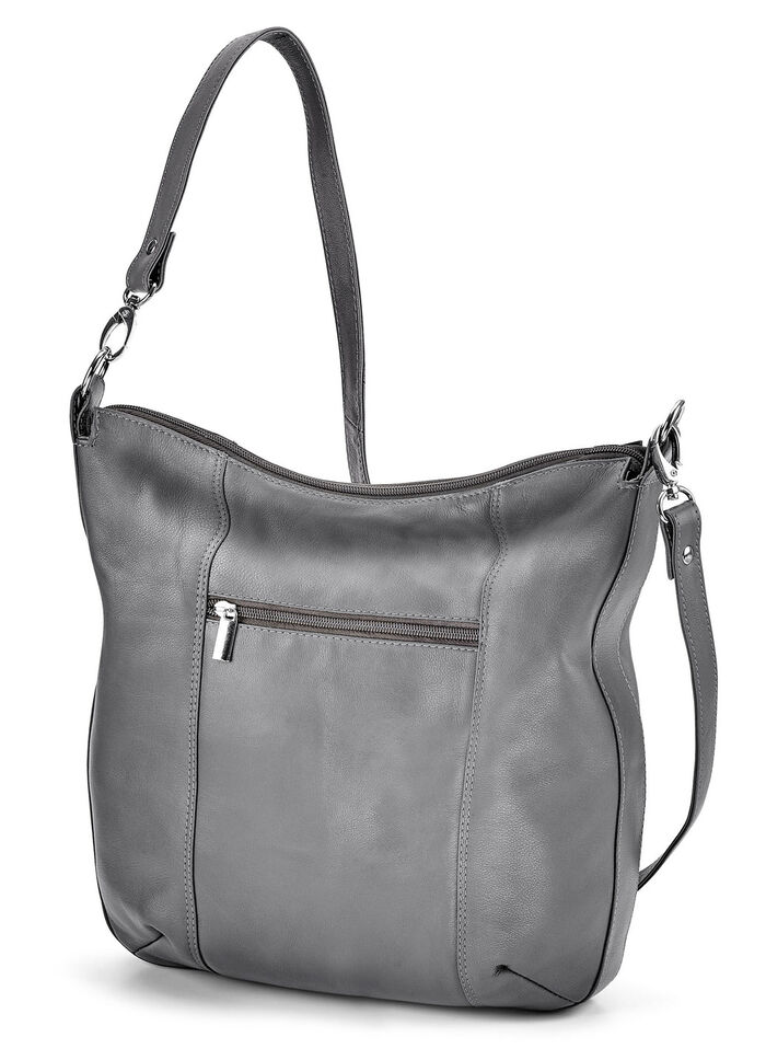 Laurina, Tasche, Damen, mit verstellbarem Umhängeriemen GRAU