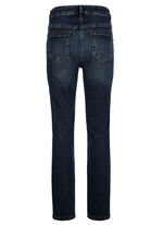 Jeans mit Glitzersteinchen und Ziern&auml;hten 