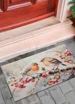 Fu&szlig;matte mit winterlichem-Motiv 