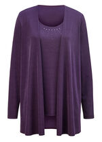 Hinrei&szlig;endes Twin-Set VIOLETT