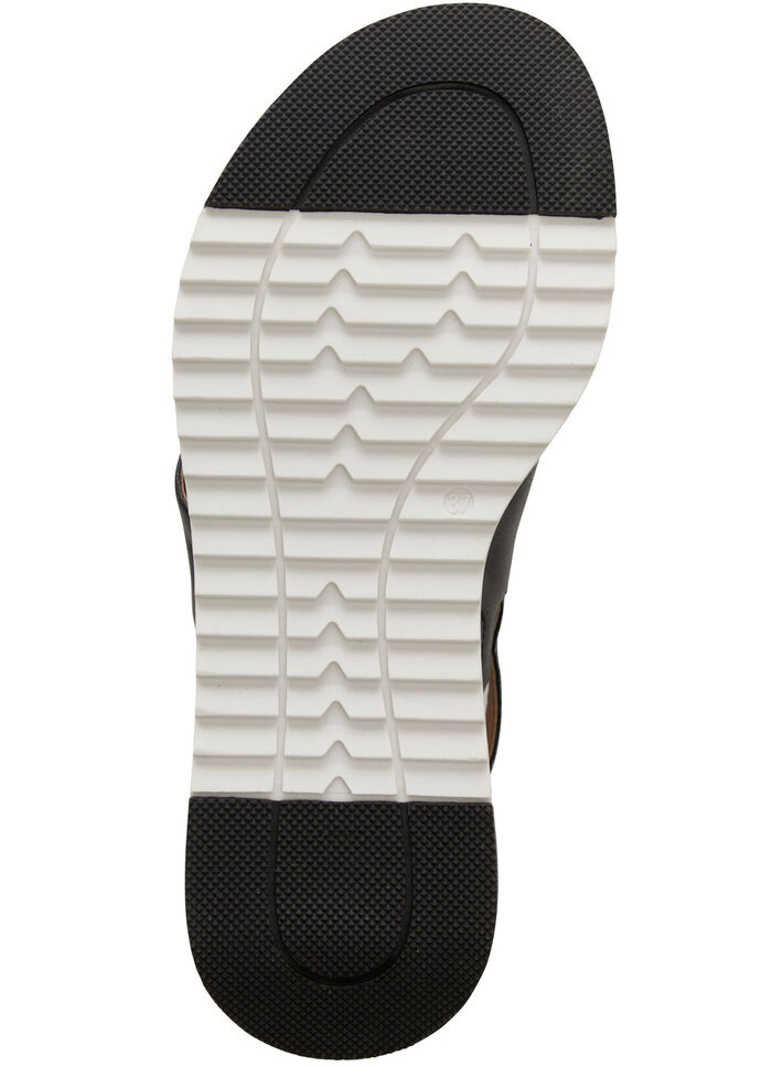 Caprice Sandale aus Nappaleder SCHWARZ