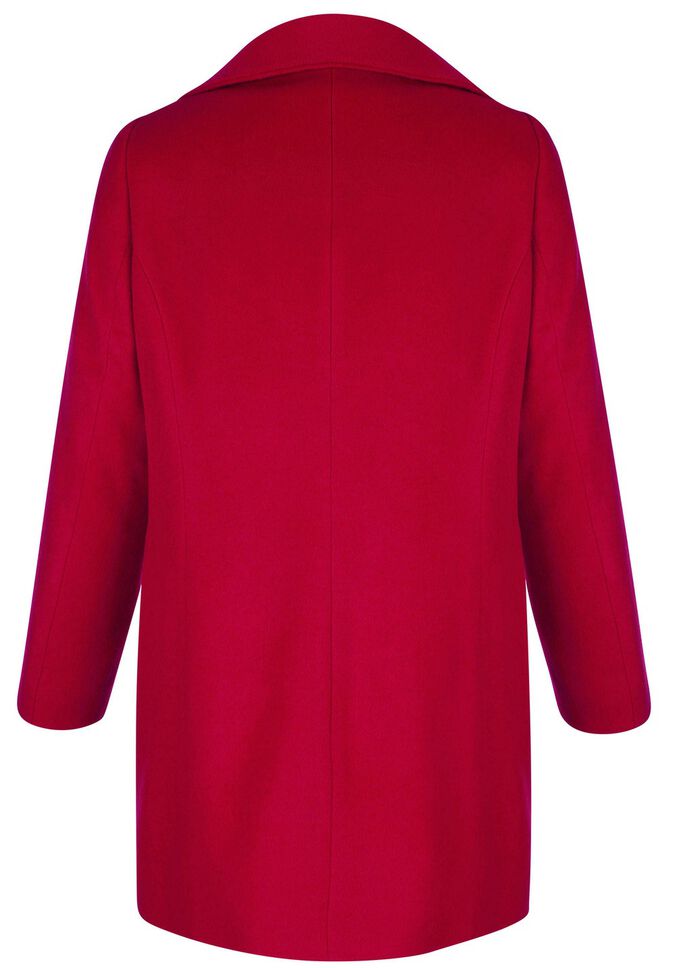 Wolljacke mit verdeckter Druckerleiste 