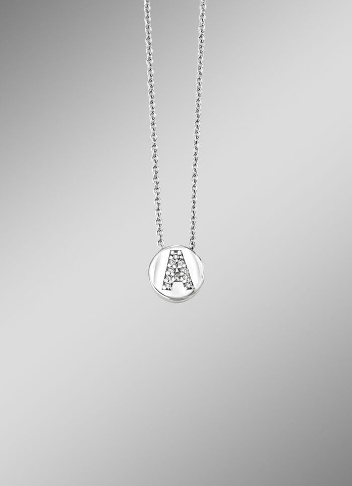 Buchstaben-Anhänger mit Ankerkette 