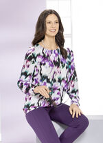 Tunika mit dekorativer Fältelung 