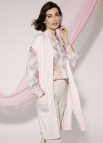 Long-Strickweste mit Kaschmir 