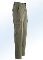 Hose mit Cargotaschen in 3 Farben OLIV