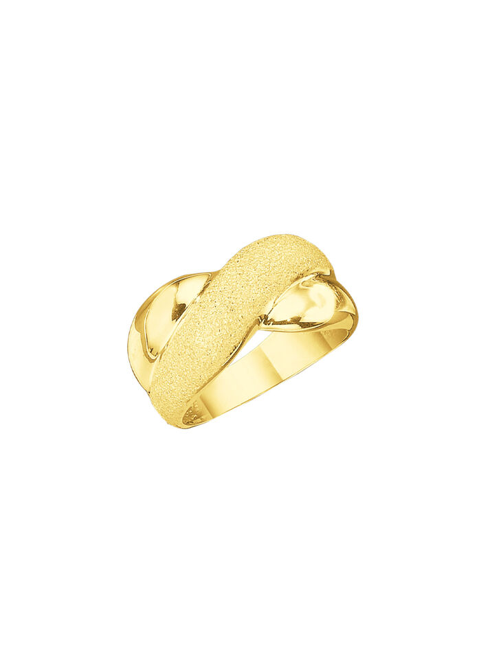 Damenring mit Brillantstruktur 