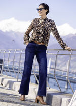 Bluse mit verspielten Volants 