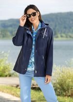 Funktionsjacke mit abnehmbarer Kapuze 