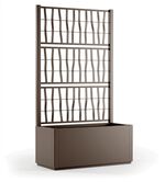 Pflanzkasten aus recyceltem Polypropylen TAUPE