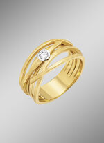 Edler Damenring mit Brillant 