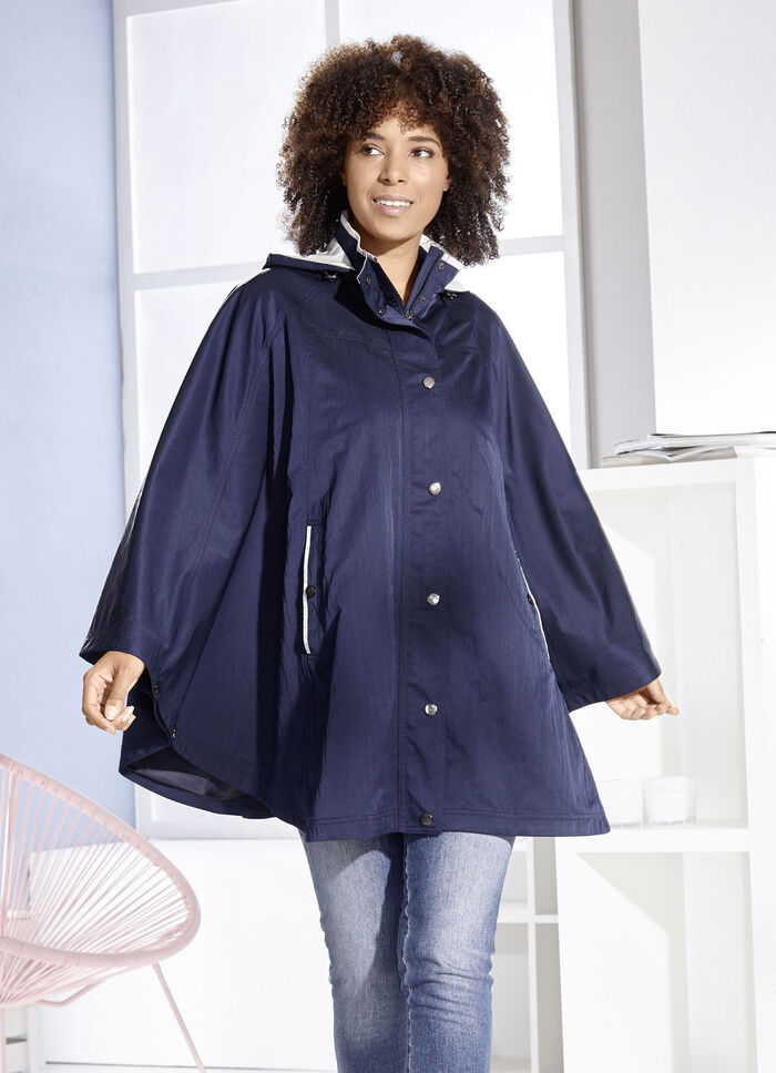 Cape mit seitlichen Druckern 