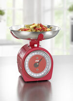 K&uuml;chenwaage im Retro-Design ohne Batterien 