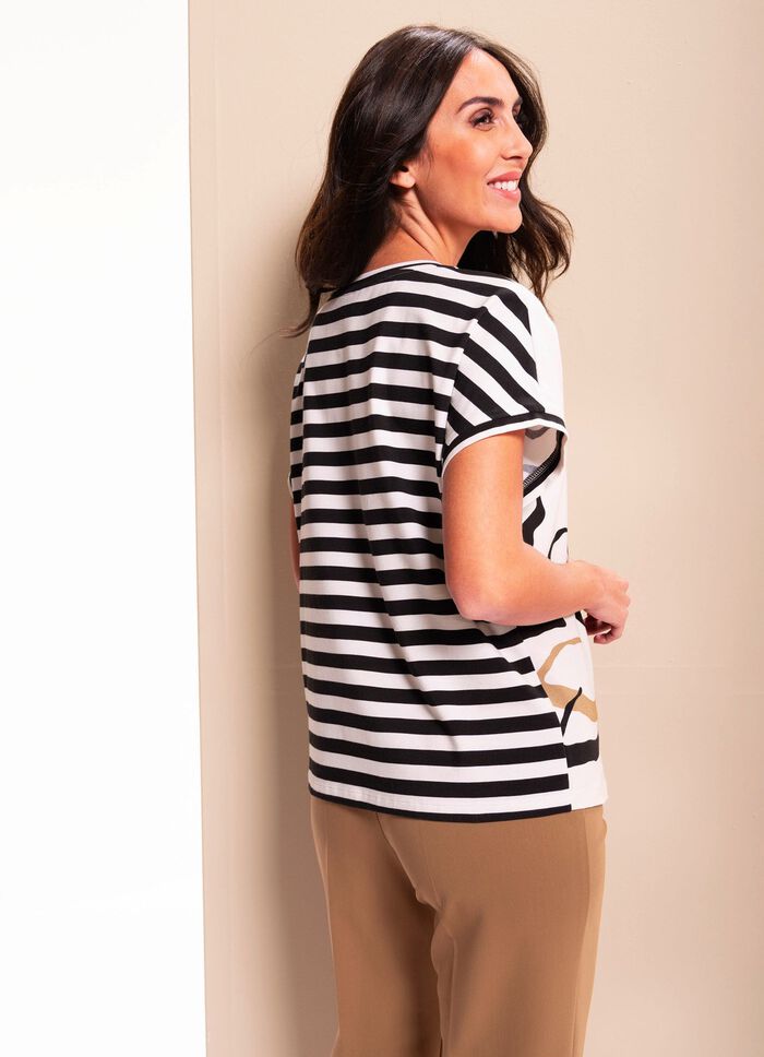 Shirt mit Schmucksteinzier 