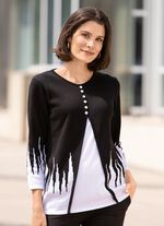 Pullover in Twinset-Optik 