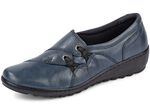 Gemini Slipper aus Rind-Nappaleder JEANSBLAU