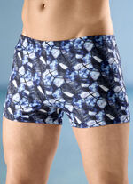 Badehose in h&ouml;herer Kastenform mit Rei&szlig;verschlusstasche 