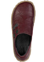 ELENA EDEN, bequeme Damen-Barfußschuhe, Weite G, mit herausnehmbarem Fußbett BURGUND