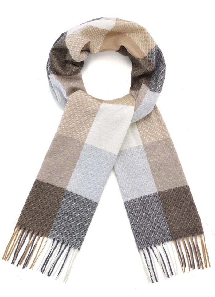 Schal mit Karodessin 