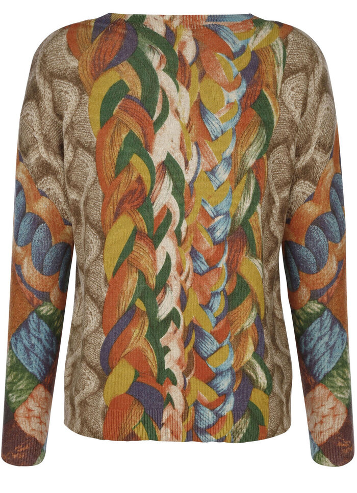 Pullover in Grafikdessin 