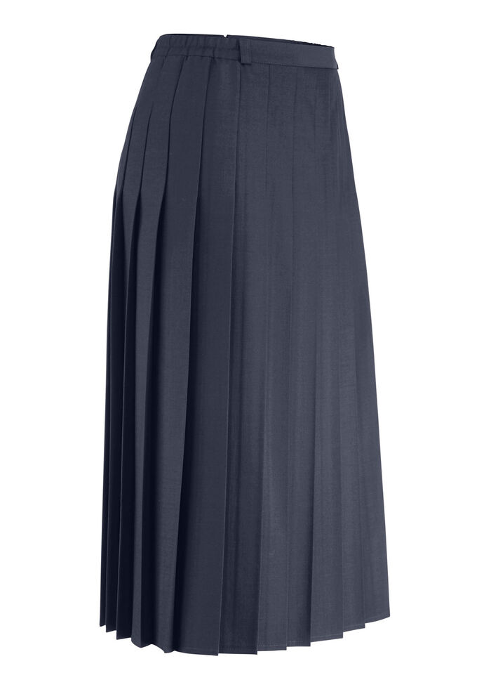 Rock mit figurg&uuml;nstigen Rundumfalten MARINE