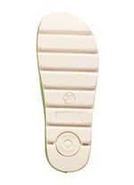 Laurina, trendige Damen-Hausschuhe, Weite G, mit anatomisch geformtem Fu&szlig;bett APFELGR&Uuml;N