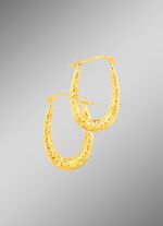 Creolen mit wundersch&ouml;ner Struktur 