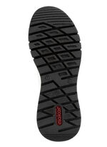 Rieker, stylische Damen-Sneaker, Weite H, mit herausnehmbarem Fußbett WEISS-SCHWARZ