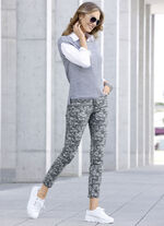 Jeans mit Camouflage-Dessinierung ANTHRAZIT-GRAU