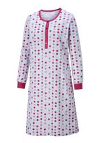 Zweierpack Nachthemden, Langarm mit Knopfleiste und B&uuml;ndchen 