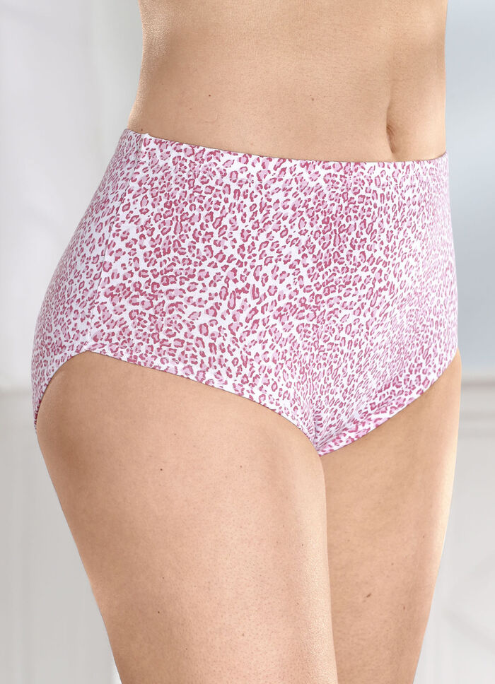 Viererpack Slips mit Raubtierdessin 